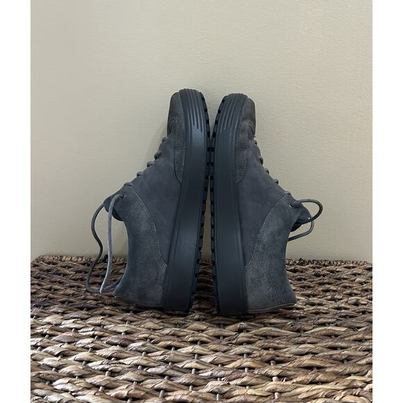 ECCO Soft 7 Tred Leather Gray Men's Size EU 42 Gore-Tex Waterproof Shoes 6 - Picture 4 of 7